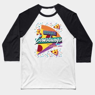Cowabunga - Retro 90's Pattern - Ninja Turtles - Skateboard Baseball T-Shirt